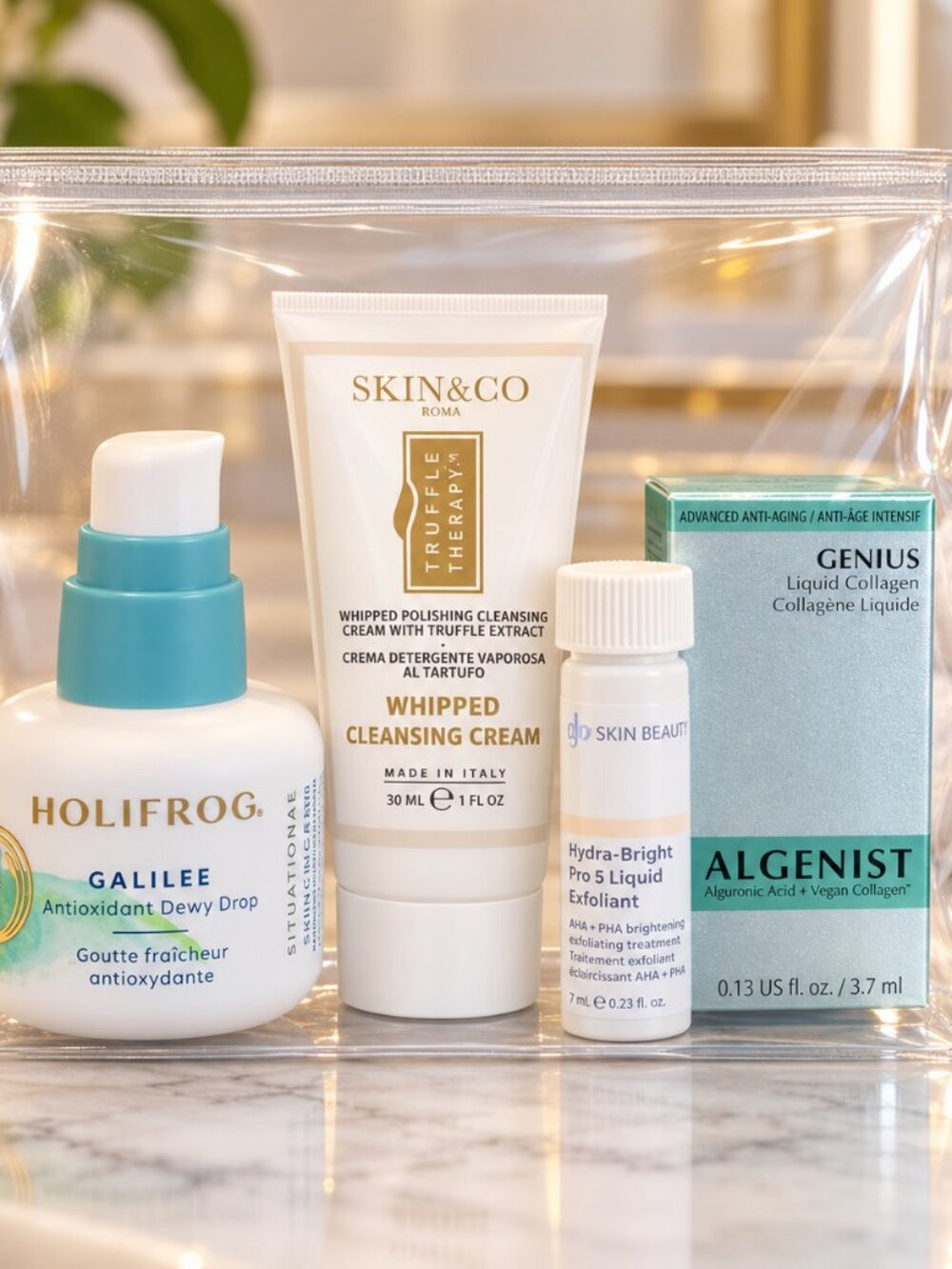 $90 Value | Luxury Skincare Set – Holifrog + SKIN&CO + Glo Skin + Algenist